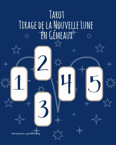 tirage nouvelle lune en gémeaux